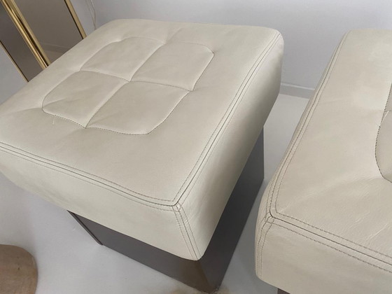 Image 1 of Pouf rettangolari moderni italiani di metà secolo