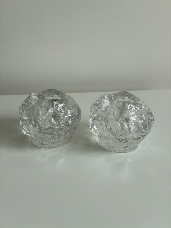 Image 1 of Kosta Boda Snowball, set van 2 stuks