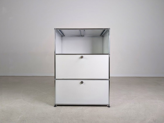 Image 1 of Original USM Haller Kommode weiß Fritz Haller Anrichte Schrank