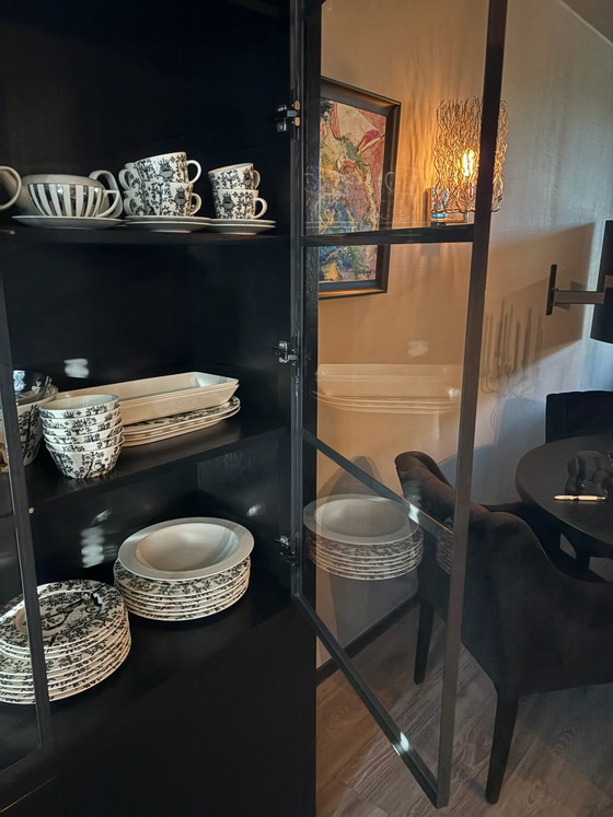 Armario para vajilla – Piet Klerkx, Vitrinas, Vidrio, Metal (photo 3 of 7)