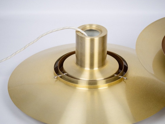 Image 1 of Pair of 2 Danish vintage P376 lamps by Bonderup and Thorup, Nordisk Solar, 1964