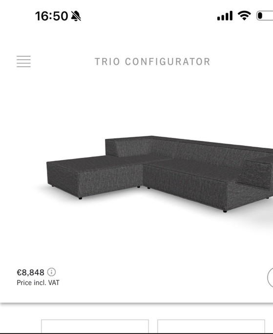 Image 1 of Cor trio modulaire bank wolblend - uitstekende staat 