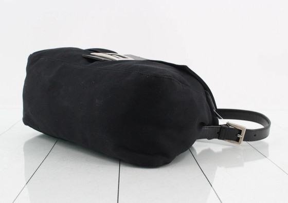 Fendi Mamma Baguette Shoulder Bag, Leather, Metal, Black (photo 5 of 14)
