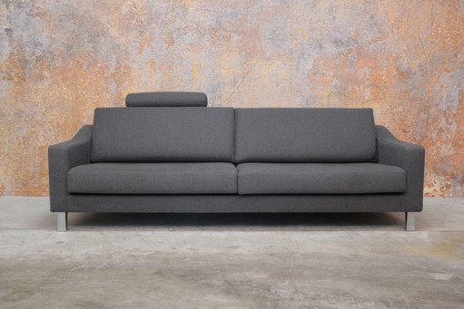 Grauer Stoff Leolux Antonia Design Sofa