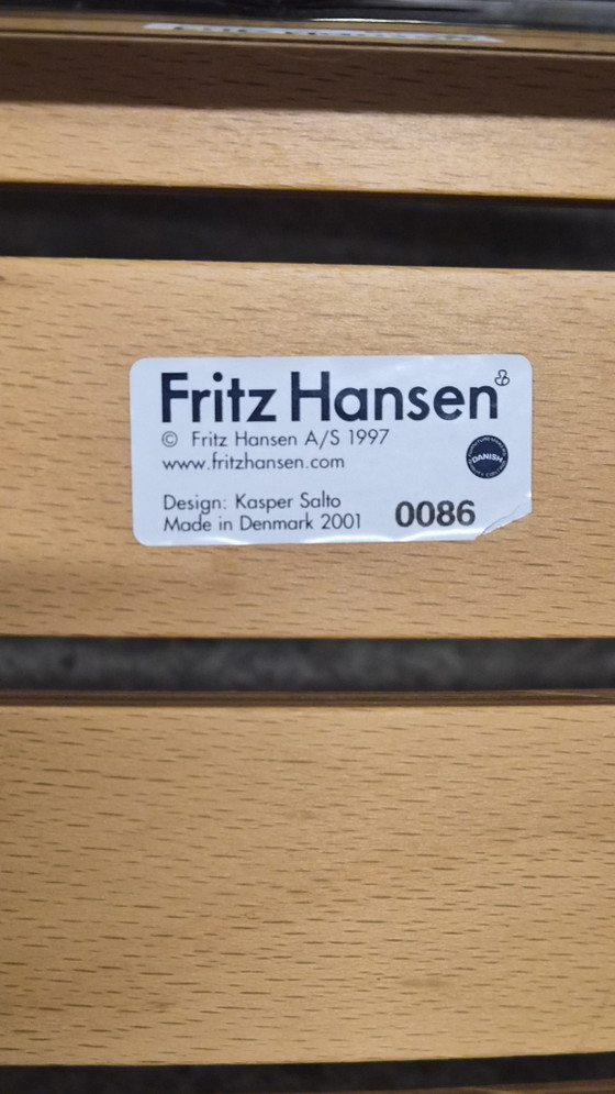 Designstoel, eetkamerstoel, Fritz Hansen Runner Kasper Salto – Eetkamerstoelen, Chrome, Wood (photo 12 of 13)