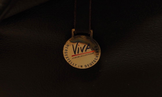 Image 1 of Fauteuil en cuir, design allemand, années 1960, fabricant : Viva