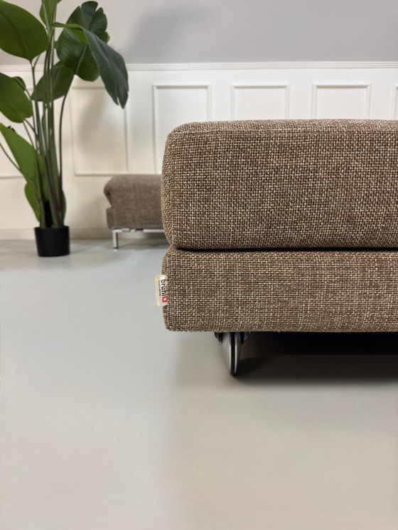 Image 1 of Brühl Fourtwo Sofa Fabric Sleeper Sofa Four Two Brown Beige Multifunctional