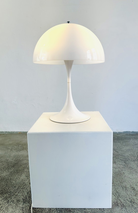 Image 1 of LARGE MODEL PANTHELLA ‘MUSHROOM’ TABLE LAMP BY VERNER PANTON FOR LOUIS POULSEN, DENMARK, 1971