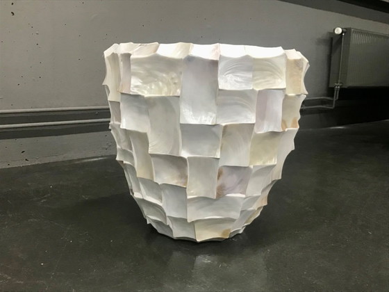 Image 1 of Radica Bowl Perlmuttmuschel Pflanzkübel Blumentöpfe Pflanzvase