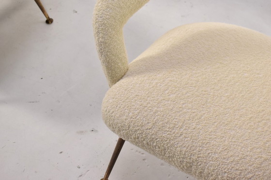 Image 1 of Paar DU 55 fauteuils van Gastone Rinaldi voor RIMA, Italië 1950