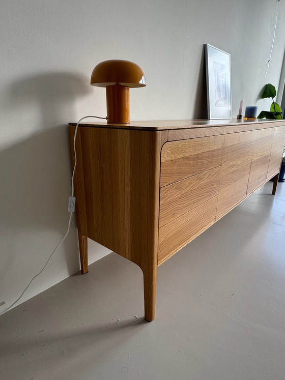 Sav & Økse Rikke credenza in rovere, laccata opaca, Credenze alte, Legno, Beige (foto 4 di 5)