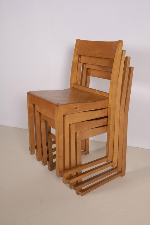 4X Sven Markelius Orchestra Chair, 1930S Sweden