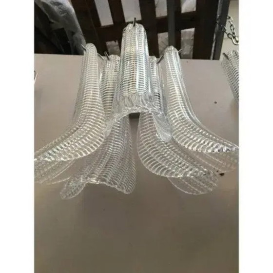 Image 1 of Applique “Selle” in vetro di Murano con struttura in metallo Kromo lucido, set da 2