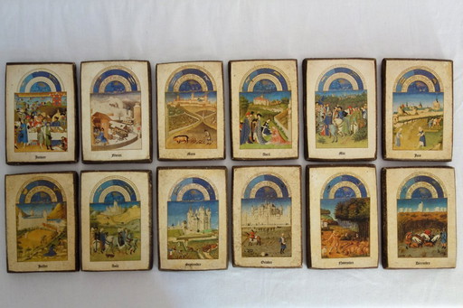 Curiosity: 12 calendar paintings from the Très Riches Heures of the Duc de Berry