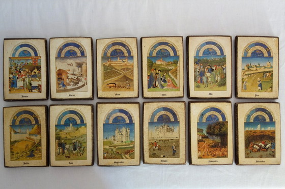 Image 1 of Curiosity: 12 calendar paintings from the Très Riches Heures of the Duc de Berry