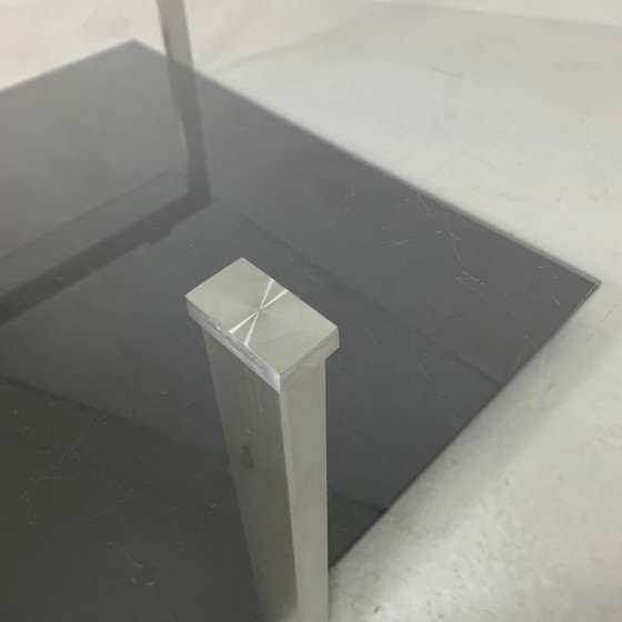 Image 1 of Tavolino in vetro 110 x 110 cm nello stile di Rolf Benz e Metaform