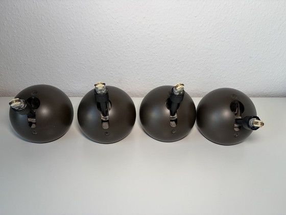 STAFF spherical lights, set of 4, wall lamps, 1960s/70s, Space Age, adjustable – Spot lights, Metal (photo 11 of 20)