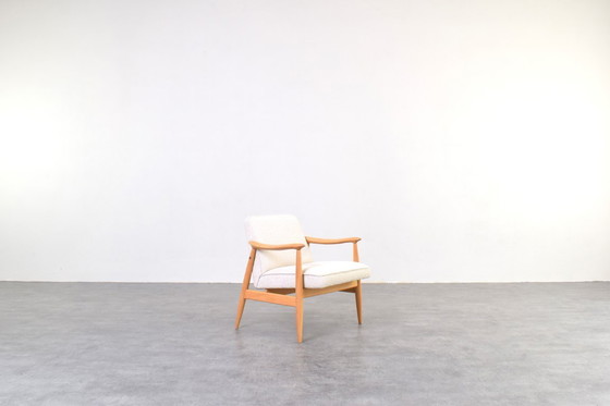 Image 1 of Fauteuils lounge style Mid-Century par J. Kędziorek, années 1960, lot de 2