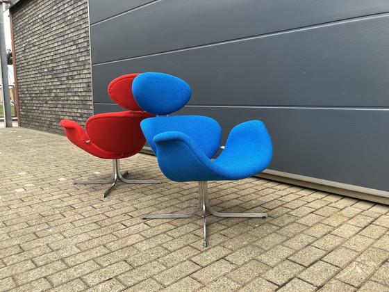 Image 1 of 2x Artifort Big Tulip 1e Editie 1958 Pierre Paulin Onberispelijke Nieuwstaat!!