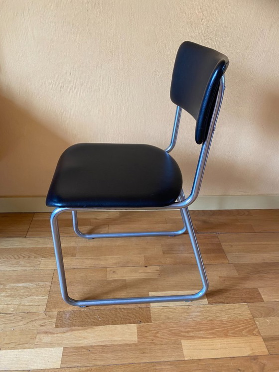 Image 1 of Vintage buisframe stoel Ahrend de Wit