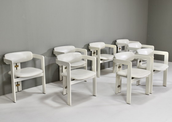 Image 1 of 8x poltrone Pamplona di Augusto Savini per POZZI, Italia 1965