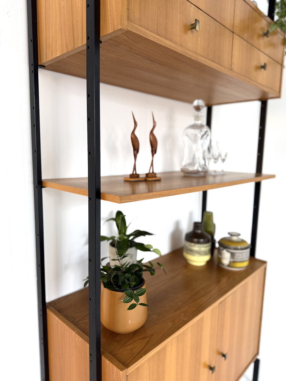 Image 1 of Parete attrezzata modulare autoportante vintage anni '60