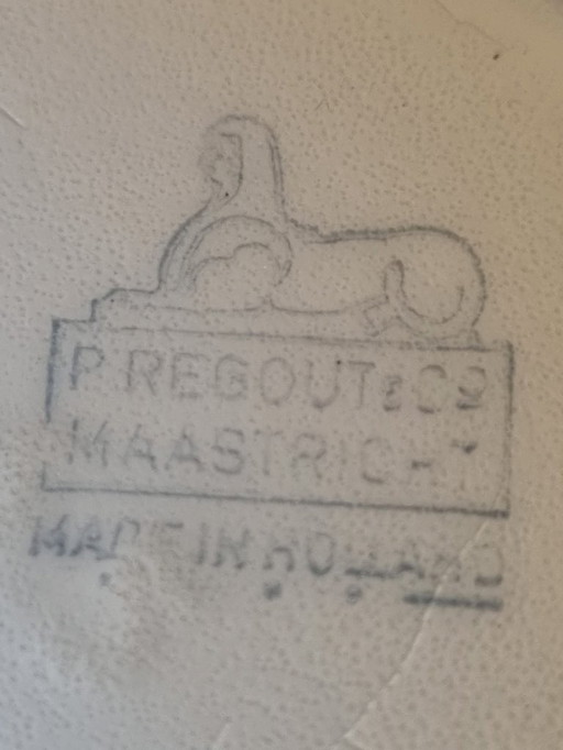 Antica ciotola Mortimer olandese bianca Societe Ceramique Maestricht