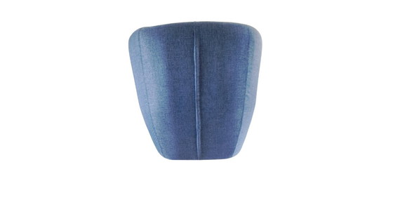 Image 1 of One stylish blue armchair.