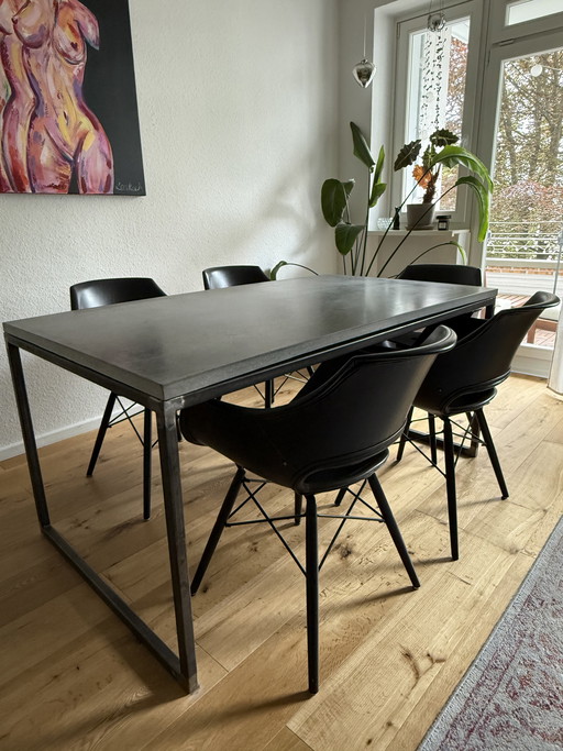 Jung & Grau concrete dining table 160x90cm