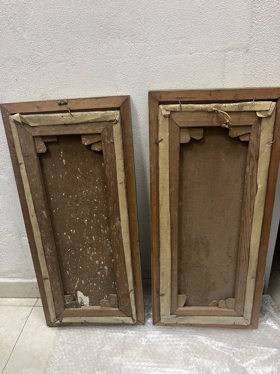 Image 1 of Oil Paintings on Canvas - "Monks in the Cellar" 1909