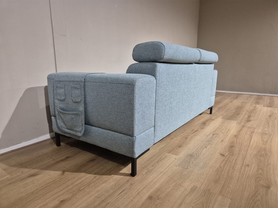 Image 1 of Montel Tosca 2.5-seater sofa - Blue - Fabric - Design