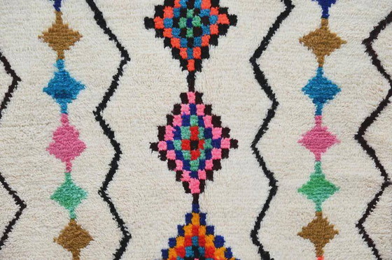 Handgefertigter marokkanischer Teppich aus Wolle 2.5 x 1.5 m – Teppiche & Läufer, Wool (photo 5 of 6)