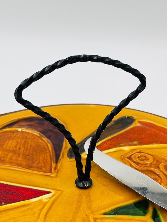 Image 1 of Plateau à Fromages avec couteau Vallauris