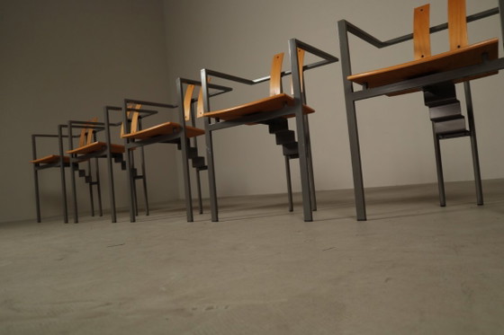 Image 1 of Set of six Trix chairs by Karl-Friedrich Förster for KFF, Germany, 1980s