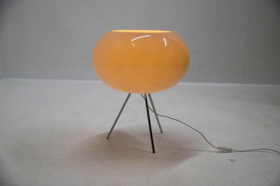 Image 1 of Moderne Italiaanse vloerlamp van glas en staal van Fontana Arte, jaren 2010