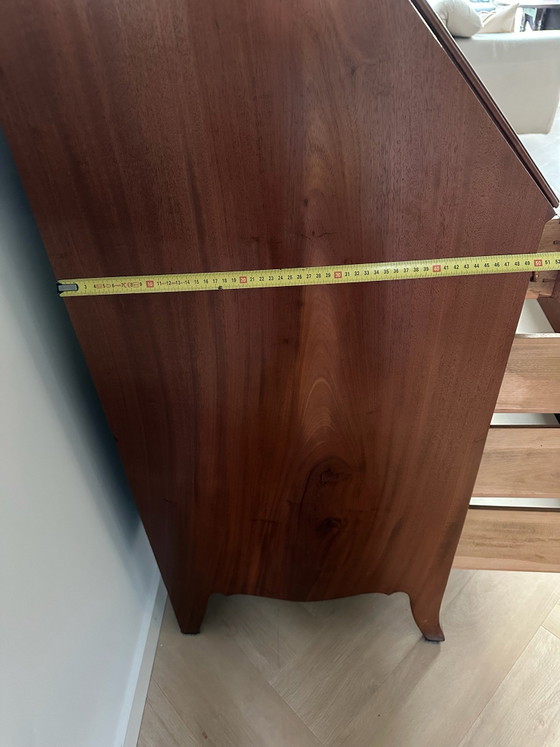 Secrétaire du 18ème siècle. – engels antiek, Buffet bas, Textile, Bois (photo 2 of 12)