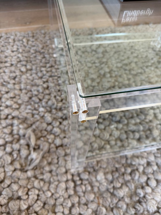 Image 1 of Plexiglas acrylic coffee table