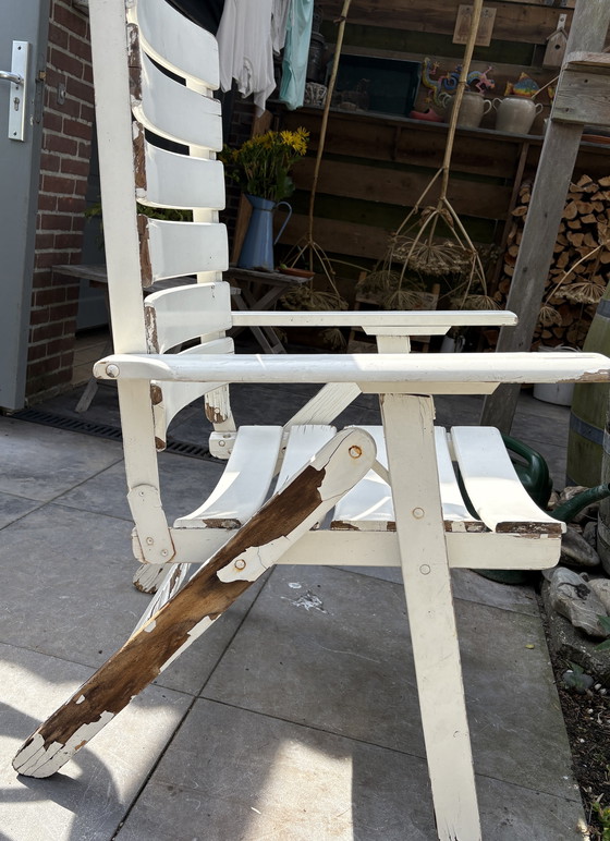 Image 1 of Vintage Herlag wooden garden chairs and table