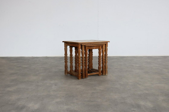 Image 1 of Brutalist set Deense nesting tables