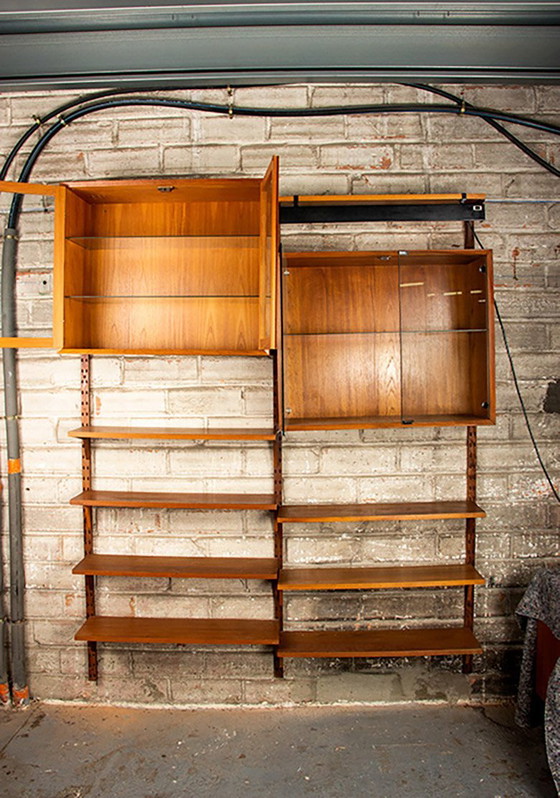 Image 1 of Une étagère modulable Danoise en teck par Poul Cadovius pour Cado 1960.