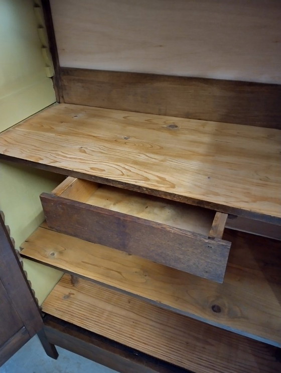 Image 1 of Kleiner Art-Deco-Kleiderschrank, Sideboard, Vitrine