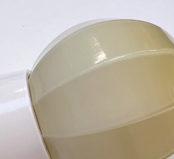 Image 1 of Lampada da soffitto Art Déco beige di Thabur, anni '40