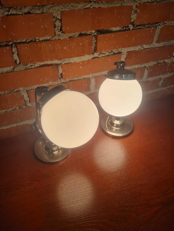 Image 1 of Bauhaus lampen voor nachtkastjes