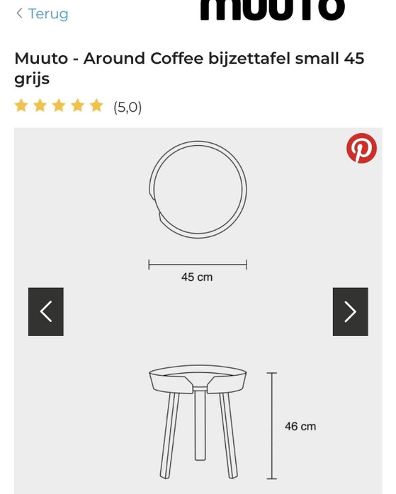 Image 1 of Muuto Around Coffee Table