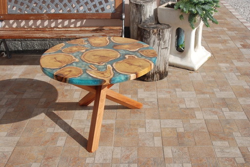 Salontafel van epoxyhars