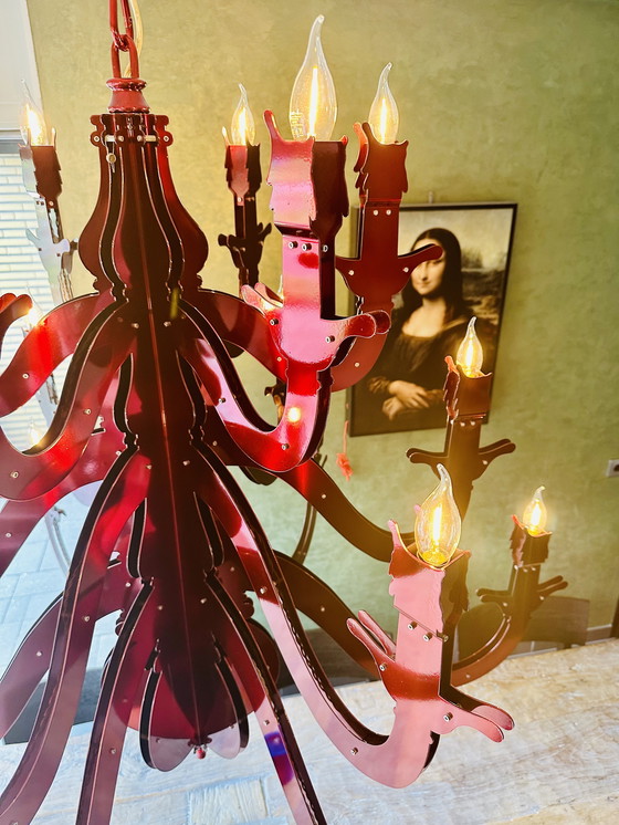 Image 1 of Lámpara de araña Nightwatch XL barroca marca van Egmond especial