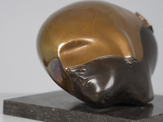 Intrigante scultura in bronzo di Jos van Vreeswijk, Paesi Bassi, XX secolo – Sculture (photo 6 of 8)