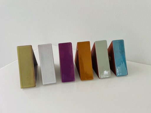 Set di 6 ciotole piramidali fatte a mano – Maredsous