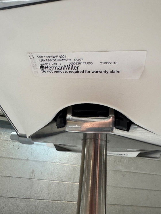 Image 1 of Herman Miller Mirra 2 Butterfly Blue polished refurbished