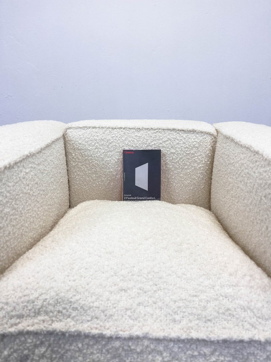 Image 1 of Lc2 Chair Bouclè Tissue, Le Corbusier, Cassina, Charlotte Perriand Seats